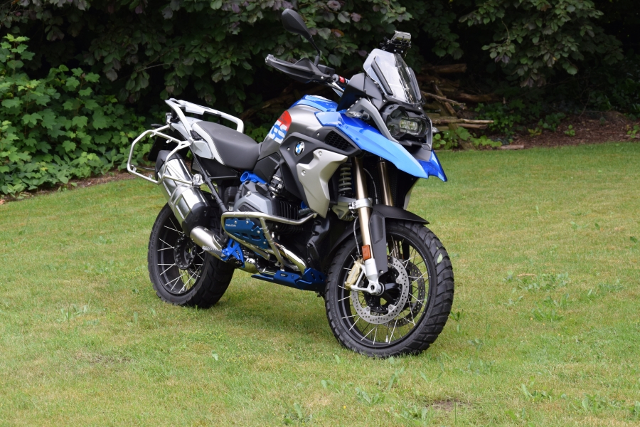 2 ADHÉSIFS RÉSERVOIR BMW R 1200 1250 GS Adventure LC GS - Globo - Black - Gris EUR 28,97