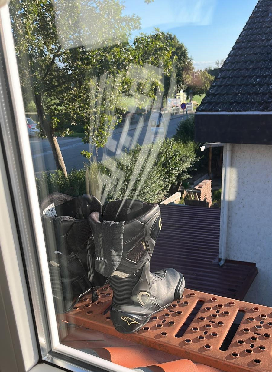 Dag 1 drogen motorlaars